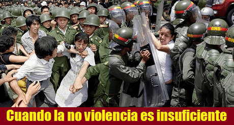 Cuando la no violencia es insuficiente