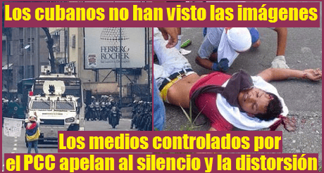 Cubanos no han visto las imágenes de Venezuela