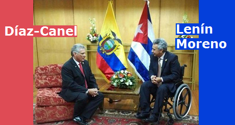Díaz-Canel y Lenín Moreno