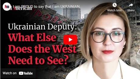 Diputada ucraniana: Rusia empezó la guerra porque teme que Ucrania dé “el paso final” hacia Europa