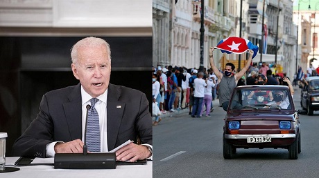 el circo cubano de Biden