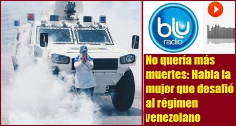 Entrevista mujer que desafio regimen venezolano