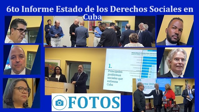 Fotos Presentación del 6to Informe Derechos Sociales en Cuba