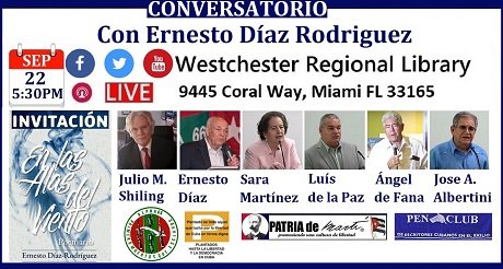 Invitación Conversatorio con Ernesto Díaz Rodríguez