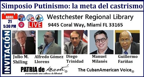 Invitación Simposio Putinismo: la meta del castrismoa
