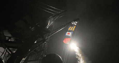 Lanzamiento misil Tomahawk Siria
