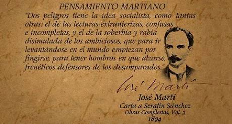 Martí VS. Socialismo