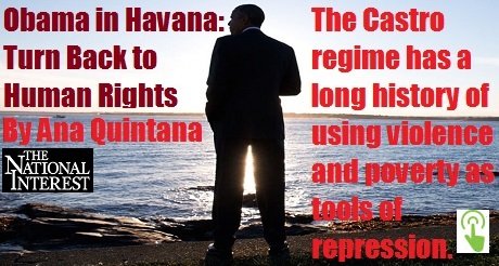 Obama in Havana back Human rights