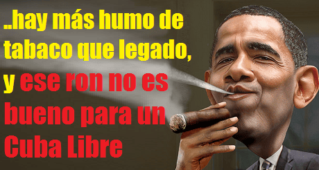 Obama mas humo de tabaco que legado