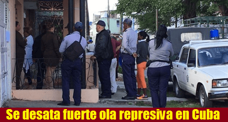 Ola represiva en Cuba