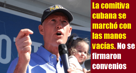 Rick Scott No a Invitacion Gobierno Cubano