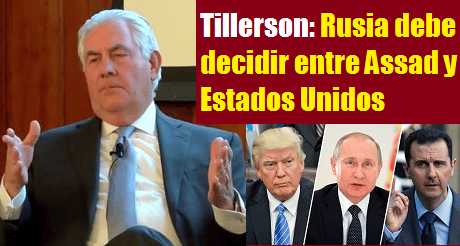 Rusia debe decidir Assad EEUU