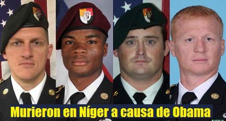 Soldados estadounidenses murieron en Níger