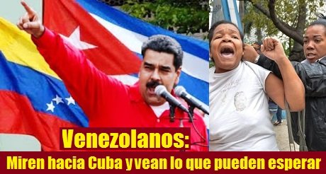 Venezolanos miren hacia Cuba