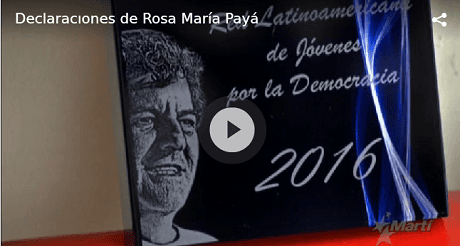 Video Declaraciones Rosa Maria Paya