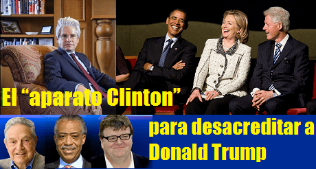 aparato Clinton desacreditar Trump