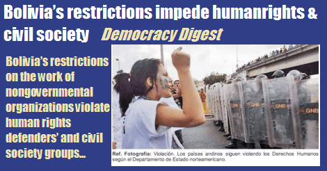 bolivia restrictions impede human rights civil society