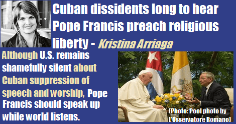 Cuban dissidents long to hear Pope