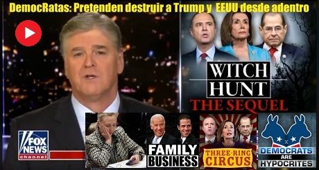 DemocRatas: Pretenden destruir a Trump y EEUU desde adentro