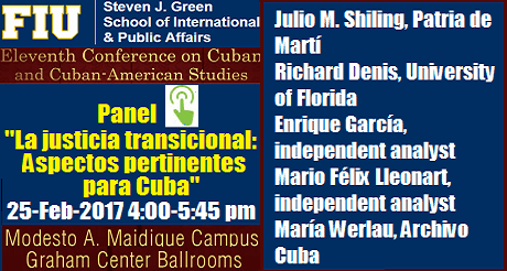 evento La justicia transicional FB