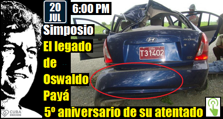 Invitación Simposio El legado de Oswaldo Payá