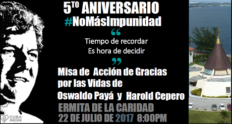 Misa Oswaldo Payá Ermita