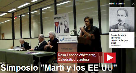 Rosa Leonor Whitmarsh Simposio Marti EEUU FB