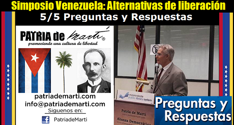 Preguntas y Respuestas - Simposio Venezuela: Alternativas de liberación