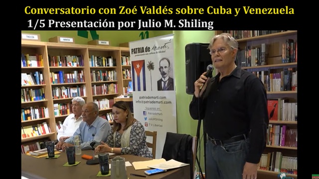 Presentación Conversatorio con Zoé Valdés sobre Cuba y Venezuela por Julio M. Shiling
