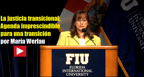 Maria Werlau Justicia transicional Cuba FB