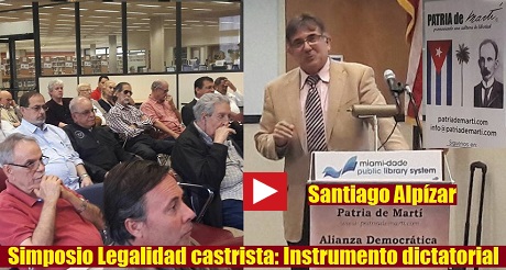 Santiago Alpizar Simposio Legalidad Castrista FB