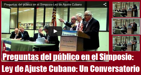 preguntas del publico ley de ajuste cubano