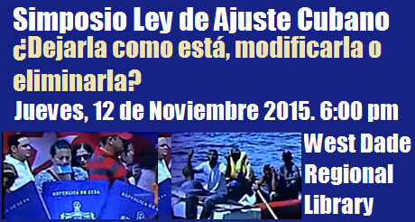 simposio ley ajuste cubano
