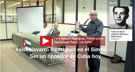 Felix Navarro ser un opositor Cuba