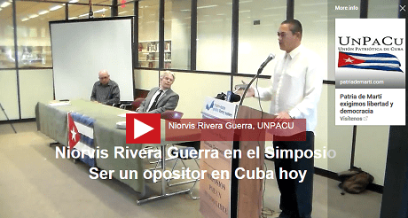 Niorvis Rivera ser un opositor Cuba