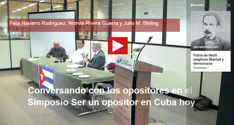conversando simposio ser un opositor Cuba