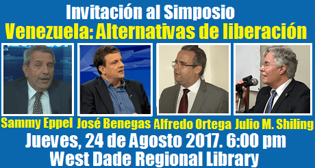 Invitación al Simposio Venezuela: Alternativas de liberación