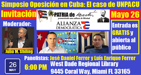 invitacion oposicion en Cuba caso UNPACU