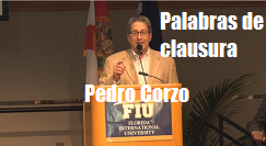 Pedro Corzo palabras de clausura