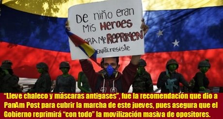 marcha opositora Venezuela