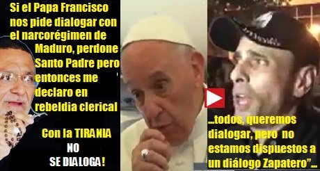 Reaccion a declaración del Papa Francisco