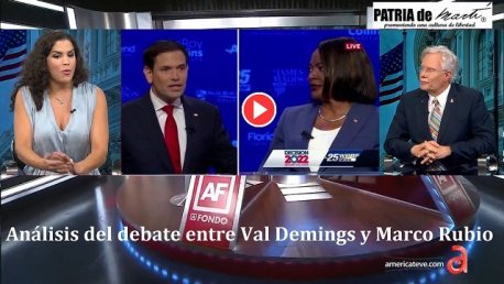 Análisis del debate entre Val Demings y Marco Rubio