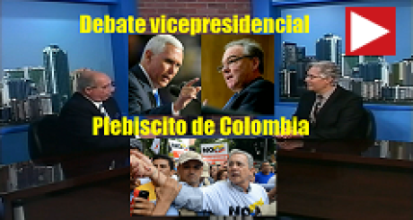 Debate vicepresidencial y plebiscito de Colombia