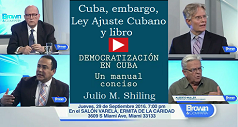 Cuba embargo Ley ajuste cubano libro democratizacion 238x127