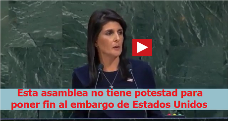 Discurso de Nikki Haley en la ONU Embargo Cuba-FB.png