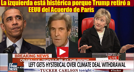 Left Gets Hysterical over Climate Deal Withdrawal