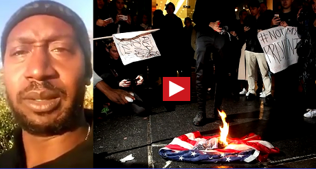 Mensaje de un afroamericano a manifestantes