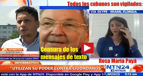 Regimen cubano ensura de los mensajes de texto FB
