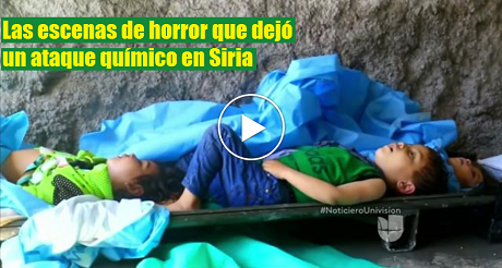 escenas horror ataque quimico Siria FB