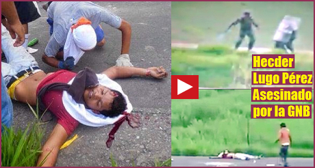 Joven venezolano asesinado por la GNB